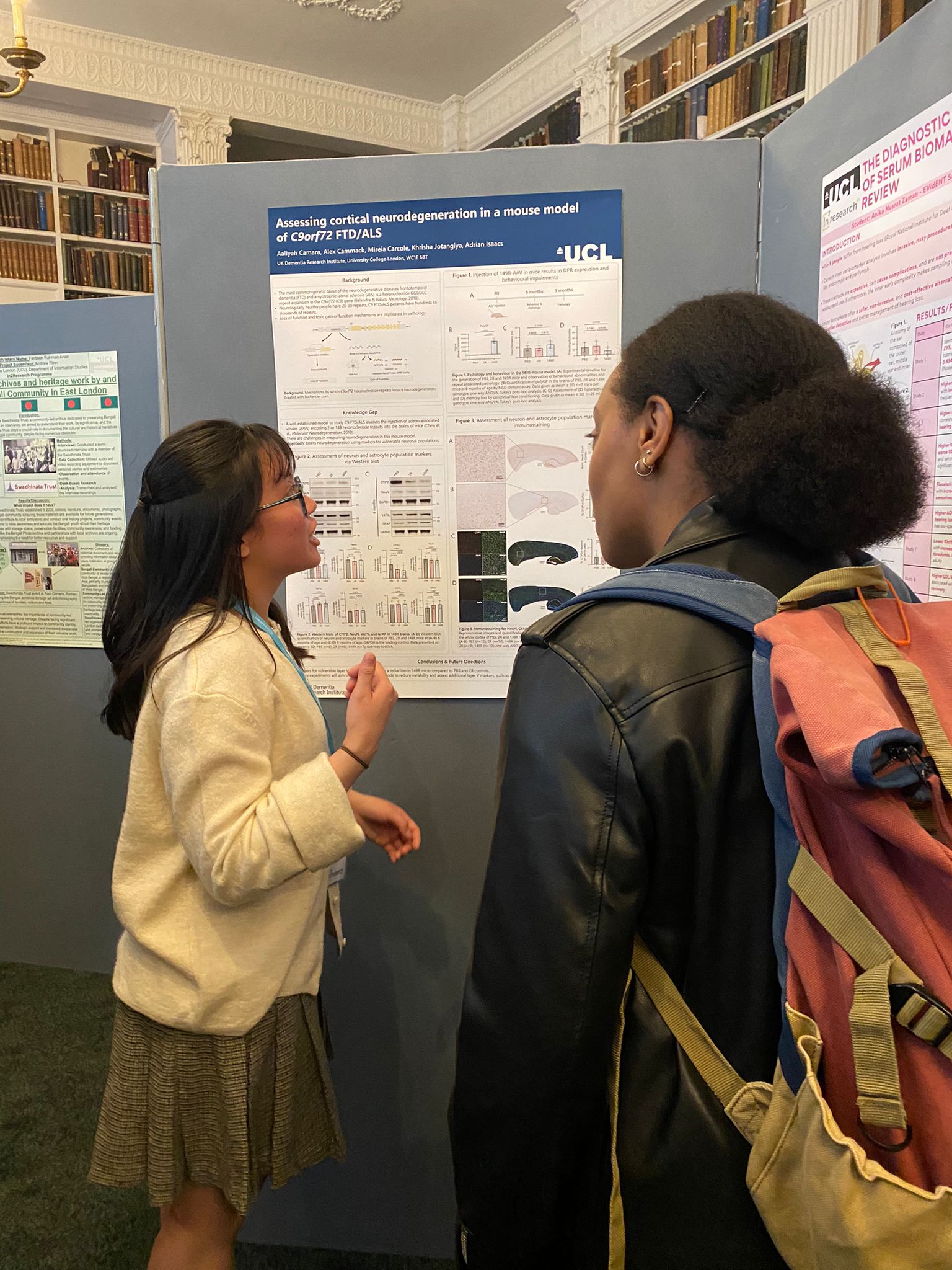 In2Research student Aaliyah presents her summer research